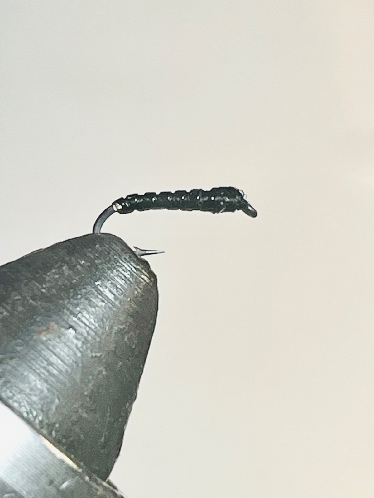 Mini Mac Midge Black fly pattern tied by Brent Jones