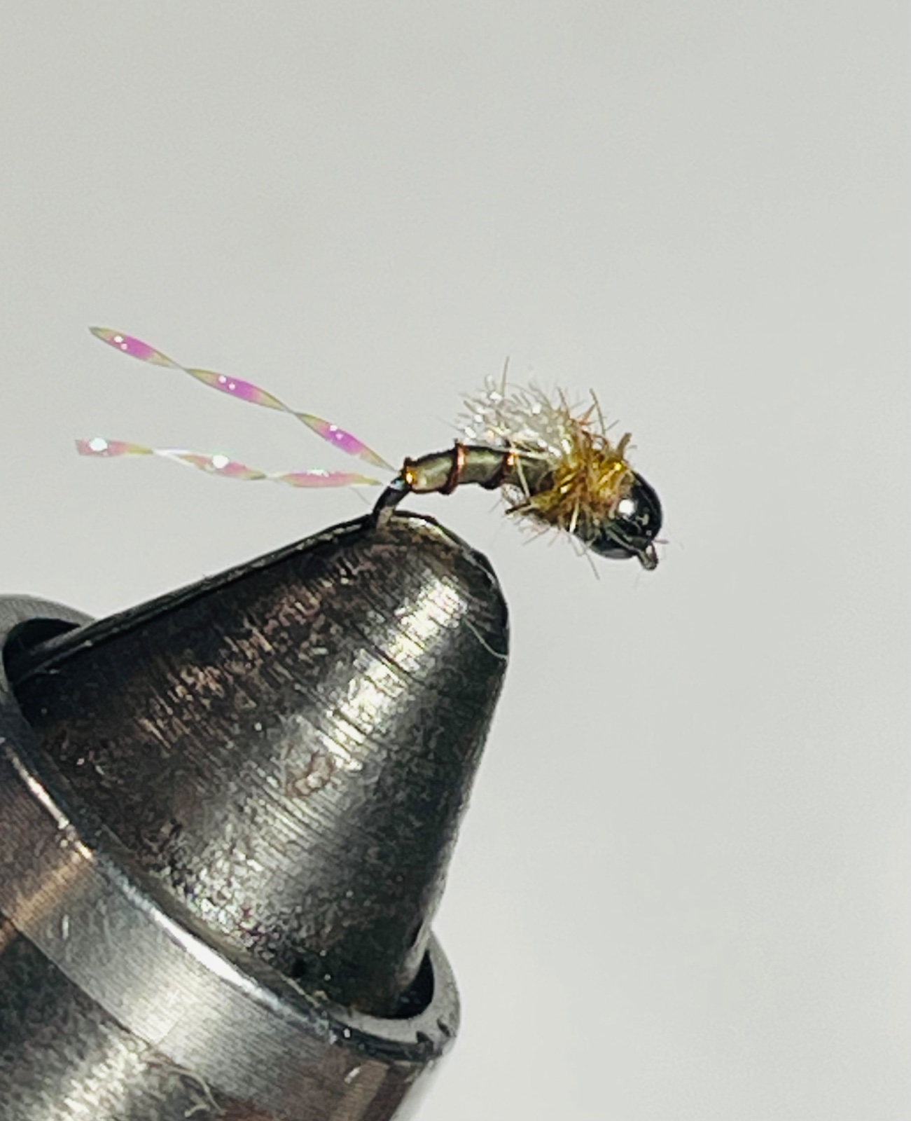 Cheeseman Emerger, Olive Dun fly pattern tied by Brent Jones