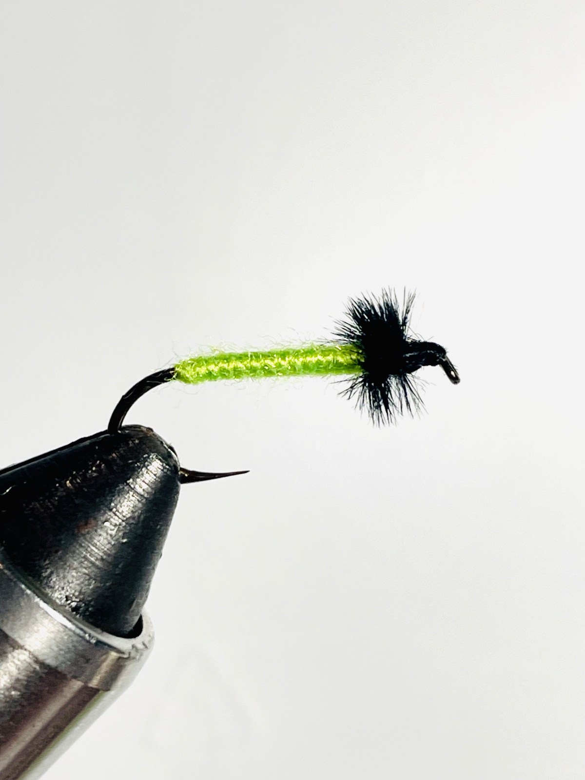 Green Rock Worm fly pattern tied by Brent Jones