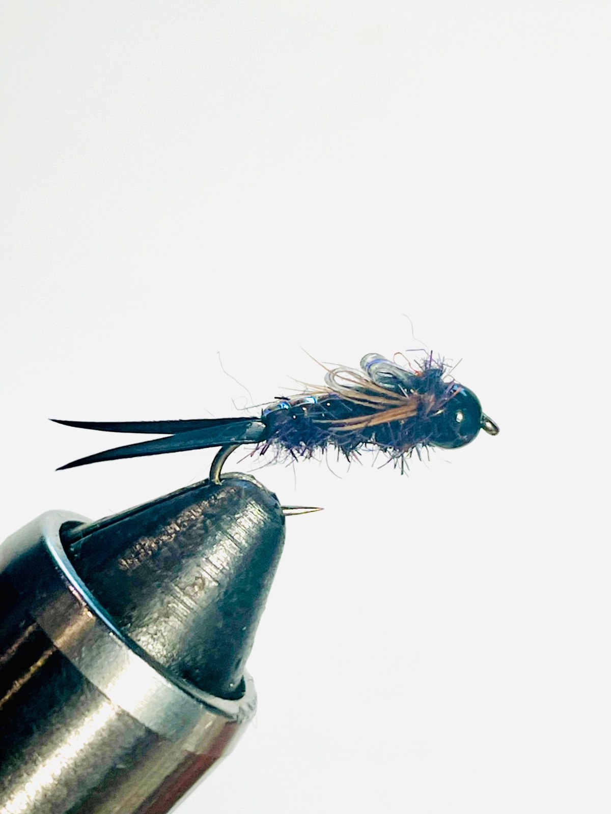 Barr’s Tungstone, Black fly pattern tied by Brent Jones