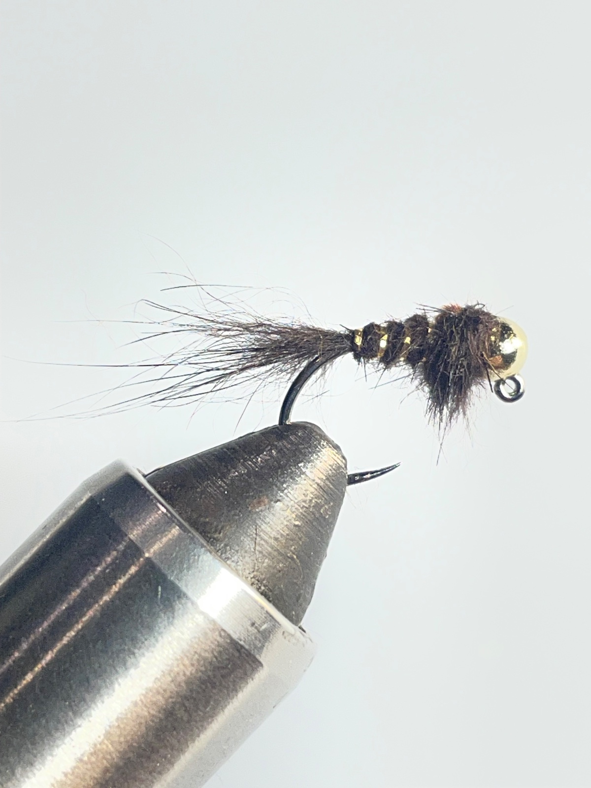 Hares Ear, Black fly pattern tied by Brent Jones