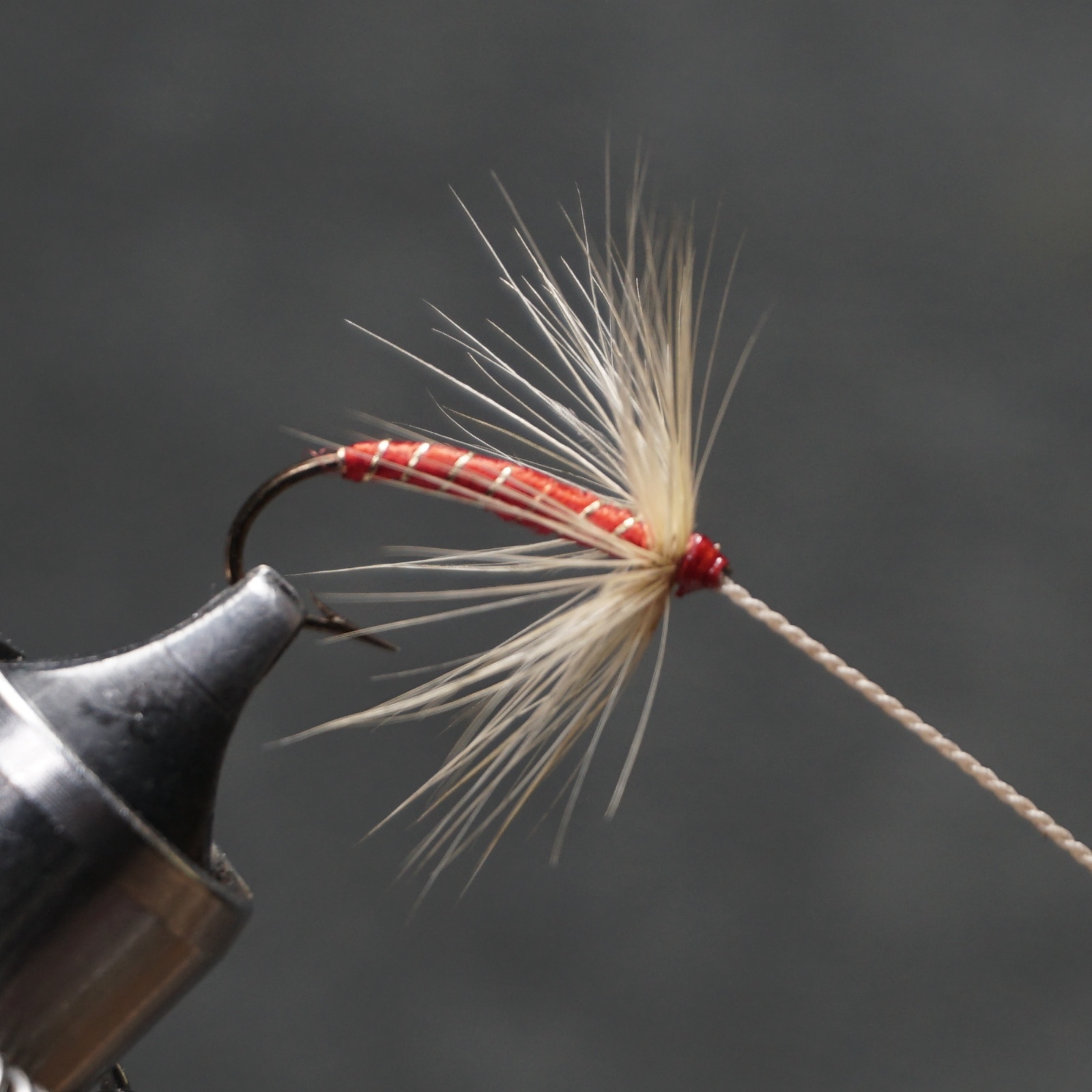 Red Hackle fly pattern tied by Christian Andrews